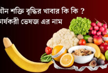 Names of Foods and Herbs for Sexual Energy (যৌন শক্তি বৃদ্ধির খাবার কি কি ও ভেষজ এর নাম)