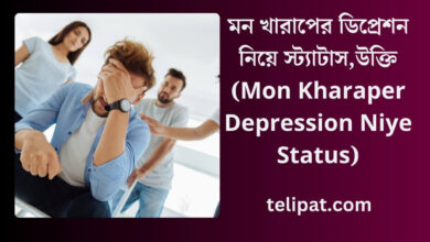 মন খারাপের ডিপ্রেশন নিয়ে স্ট্যাটাস (Mon Kharaper Depression Niye Status), উক্তি (1)