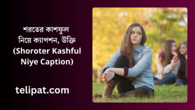 শরতের কাশফুল নিয়ে ক্যাপশন (Shoroter Kashful Niye Caption), উক্তি (1)