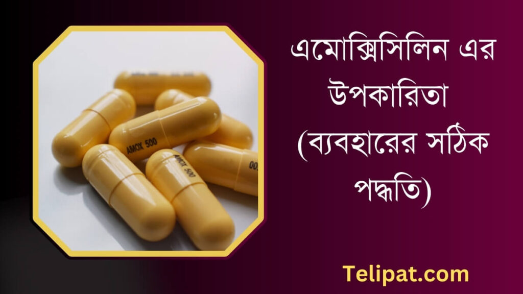 (Amoksisilin Er Upokarita) এমোক্সিসিলিন এর উপকারিতা, ব্যবহারের সঠিক পদ্ধতি