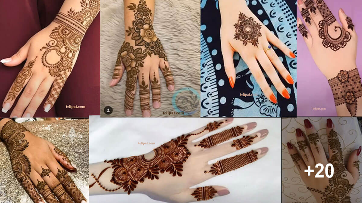 (Meyeder Hater Mehendi Design) মেয়েদের হাতের মেহেদি ডিজাইন, সিম্পল পিক