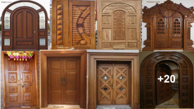 আধুনিক কাঠের দরজার ডিজাইন (Modern wooden door designs), পিক